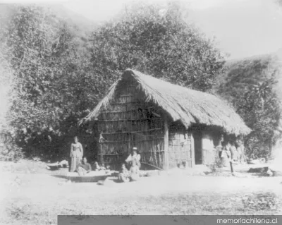 Casa rural, hacia 1900 — 1900 | Chile de Ayer