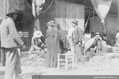 Feria, hacia 1920 — 1920 | Chile de Ayer