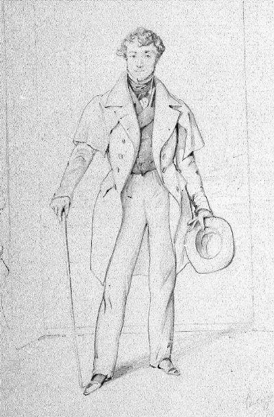 Retrato de hombre, hacia 1842 — 1842 | Chile de Ayer