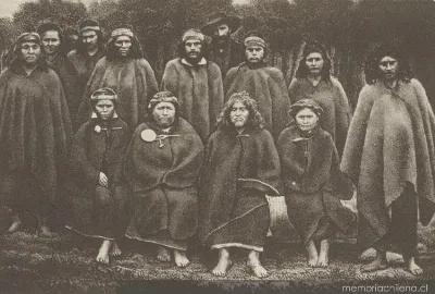 Cacique Carimán y familia, hacia 1859 — 1859 | Chile de Ayer