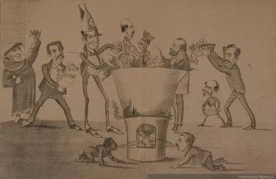 Puchero político, 1885 — 1885 | Chile de Ayer