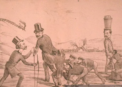Por falta de frenos, 1885 — 1885 | Chile de Ayer