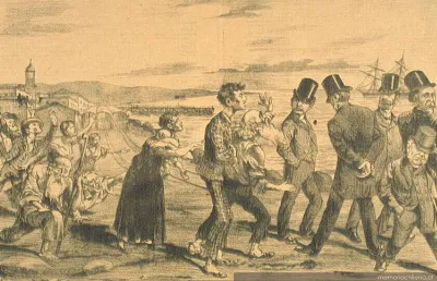 El hambre en Iquique, 1891 — 1891 | Chile de Ayer