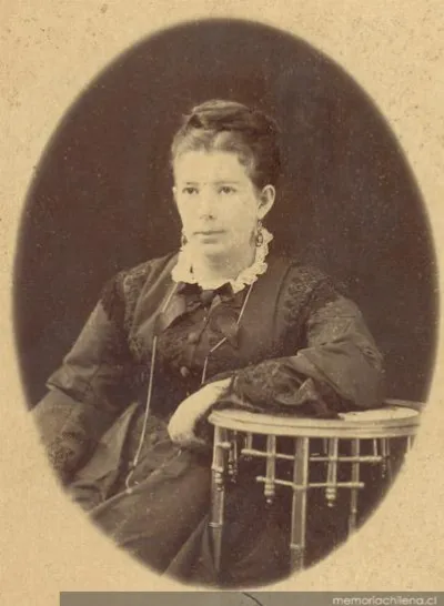 Retrato de mujer, 1870 — 1870 | Chile de Ayer