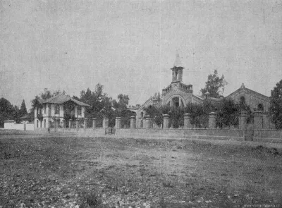 Casas de la Hacienda Subercaseaux, 1908 — 1908 | Chile de Ayer