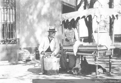 Heladero, hacia 1901 — 1901 | Chile de Ayer