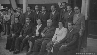 Óscar Castro en el Liceo de Rancagua, 1940 — 1940 | Chile de Ayer