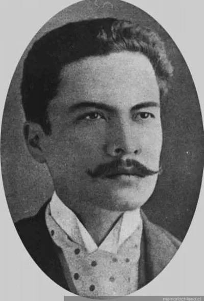 Rubén Darío a los 25 años de edad, 1892 — 1892 | Chile de Ayer