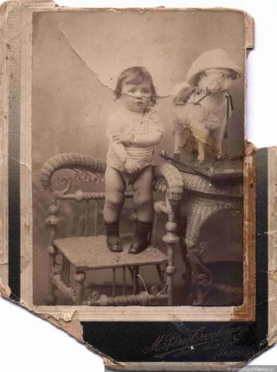 Julio Barrenechea a los dos años, 1912 — 1912 | Chile de Ayer