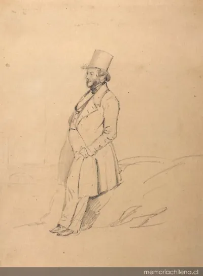 Retrato de Don Guillermo Wheelright — 1842 | Chile de Ayer