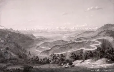 Cuesta lo Prado, 1860 — 1860 | Chile de Ayer