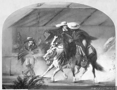 Topeadura a la chilena, 1808 — 1808 | Chile de Ayer