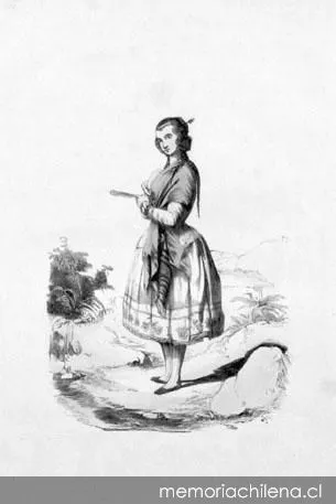 Jeune Fille de La Conception, 1800 — 1800 | Chile de Ayer