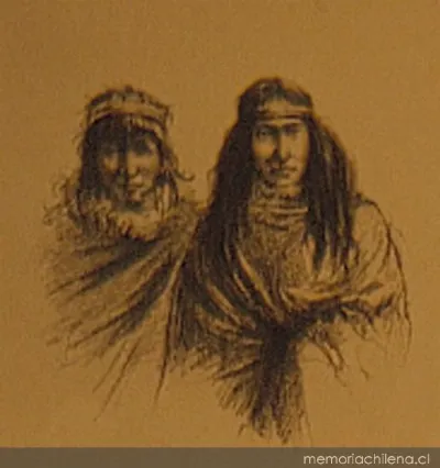Habitantes de la Patagonia, hacia 1894 — 1894 | Chile de Ayer