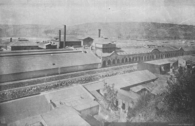 Refinería de azúcar de Viña del Mar: vista exterior, Viña del Mar, 1902 — 1902 | Chile de Ayer