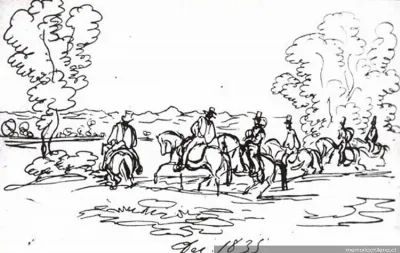 Alrededores de Talca, 1835 — 1835 | Chile de Ayer