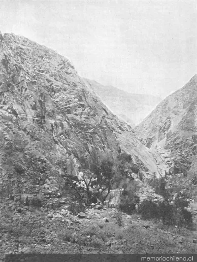 Ferrocarril de Arica a La Paz : trazado por Tacna a la Quebrada de Jamiraya, hacia 1905 — 1905 | Chile de Ayer