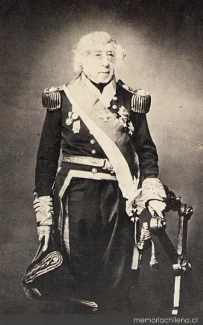 Lord Cochrane, hacia 1854 — 1854 | Chile de Ayer