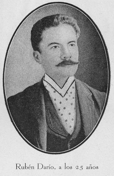 Rubén Darío, a los 25 años — 1930 | Chile de Ayer