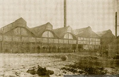 Fábrica de conservas de la Sociedad Frigorífica de Punta Arenas, 1920 — 1920 | Chile de Ayer