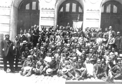 Delegados del Partido Obrero Socialista al Congreso de la Federación Obrera de Chile, 1919 — 1919 | Chile de Ayer