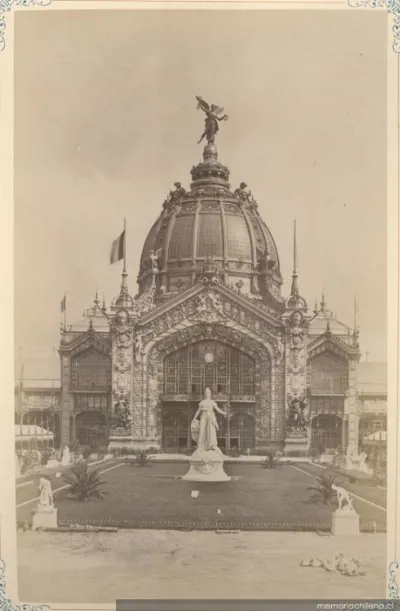Cúpula del pabellón central de la Exposición Universal, 1889 — 1889 | Chile de Ayer