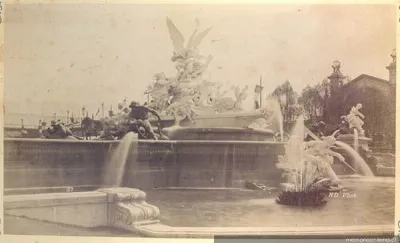 Fuente Monumental en el Campo de Marte, 1889 — 1889 | Chile de Ayer