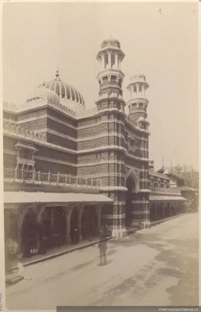 Pabellón de las Indias Occidentales inglesas, 1889 — 1889 | Chile de Ayer