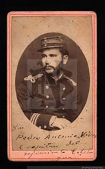 Pedro Antonio Vivar, Capitán Regimiento Colchagua, 8 de mayo de 1880 — 1880 | Chile de Ayer