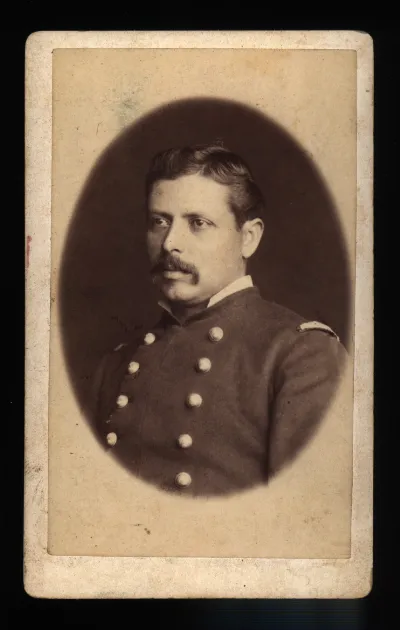 Rodolfo Villagrán, Sargento Mayor de Graneros a Caballo, hacia 1880 — 1880 | Chile de Ayer