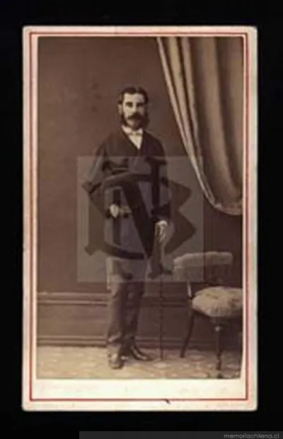 Ramón Dardignac, Sargento Mayor, hacia 1880 — 1880 | Chile de Ayer
