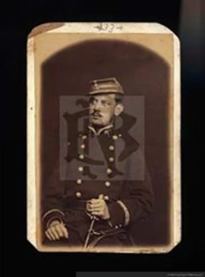 Retrato de un hombre con uniforme, 23 de junio de 1880 — 1880 | Chile de Ayer