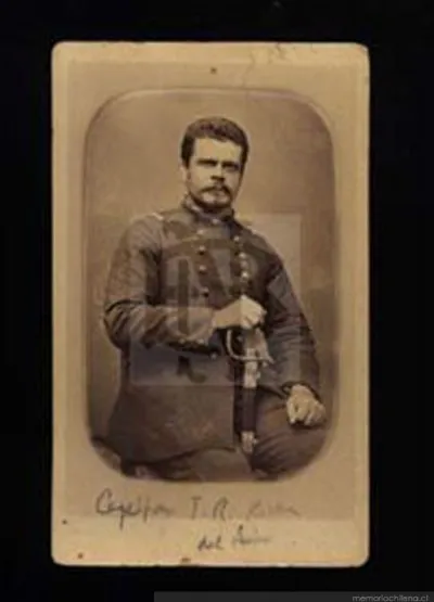 Juan Ramón Rivera, Capitán ayudante del Buin, 1 de abril de 1880 — 1880 | Chile de Ayer
