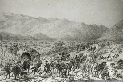Camino de Valparaíso a Santiago — 1920 | Chile de Ayer