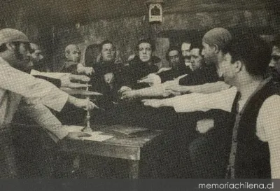 Pedro Sienna en El húsar de la muerte, 1925 — 1925 | Chile de Ayer
