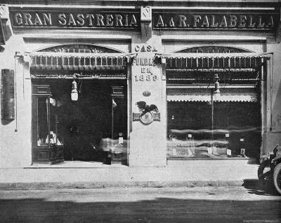 Sastreria Falabella en Santiago en calle Ahumada, 1926 — 1926 | Chile de Ayer