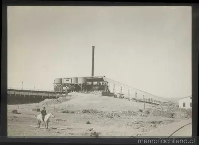 Instalaciones de la Oficina Salitrera Lina, 1918 — 1918 | Chile de Ayer