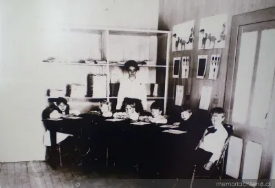 Nursery en población americana, 1920 — 1920 | Chile de Ayer
