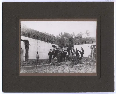 Demolición del monasterio o convento de Santa Clara — 1914 | Chile de Ayer