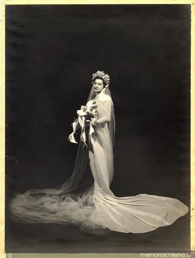 Retrato de novia, ca. 1935 — 1935 | Chile de Ayer