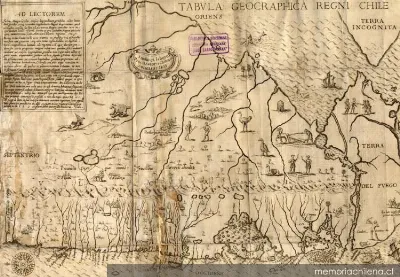Tabula Geographica Regni Chile, siglo 17 — 1940 | Chile de Ayer