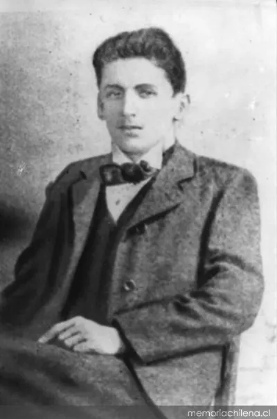 Carlos Pezoa Véliz a los 21 años, en Valparaíso, 1903 — 1903 | Chile de Ayer