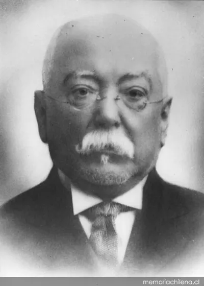 Valentín Letelier en 1918, un año antes de su muerte — 1918 | Chile de Ayer