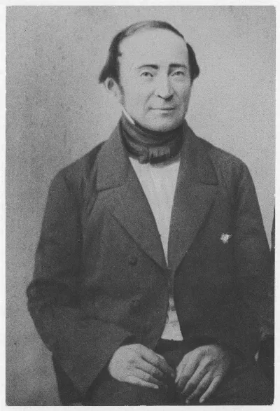 Ignacio Domeyko, retrato de medio cuerpo, hacia 1900 — 1900 | Chile de Ayer