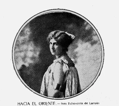 Hacia el oriente - Inés Echeverría de Larraín, 1906 — 1906 | Chile de Ayer