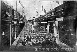 Entrada del ejército chileno a Lima, 17 de enero de 1881 — 1881 | Chile de Ayer