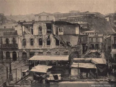 Plaza Echaurren de Valparaíso, 1906 — 1906 | Chile de Ayer