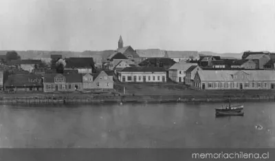 Río Valdivia — 1876 | Chile de Ayer