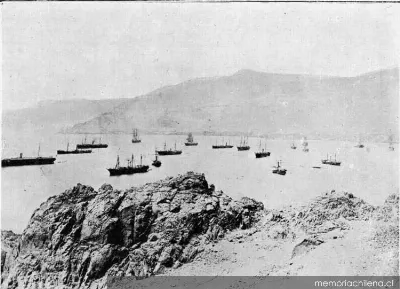 Desembarco de las tropas chilenas en Pisagua, 1879 — 1879 | Chile de Ayer