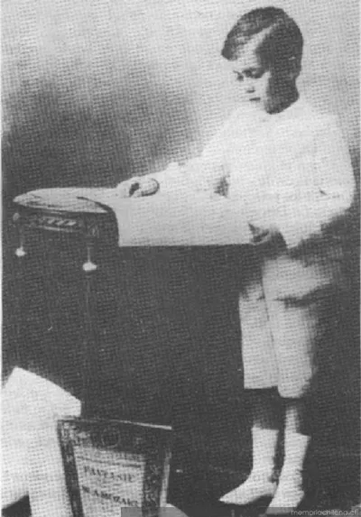 Claudio Arrau de niño — aprox. 1908 | Chile de Ayer